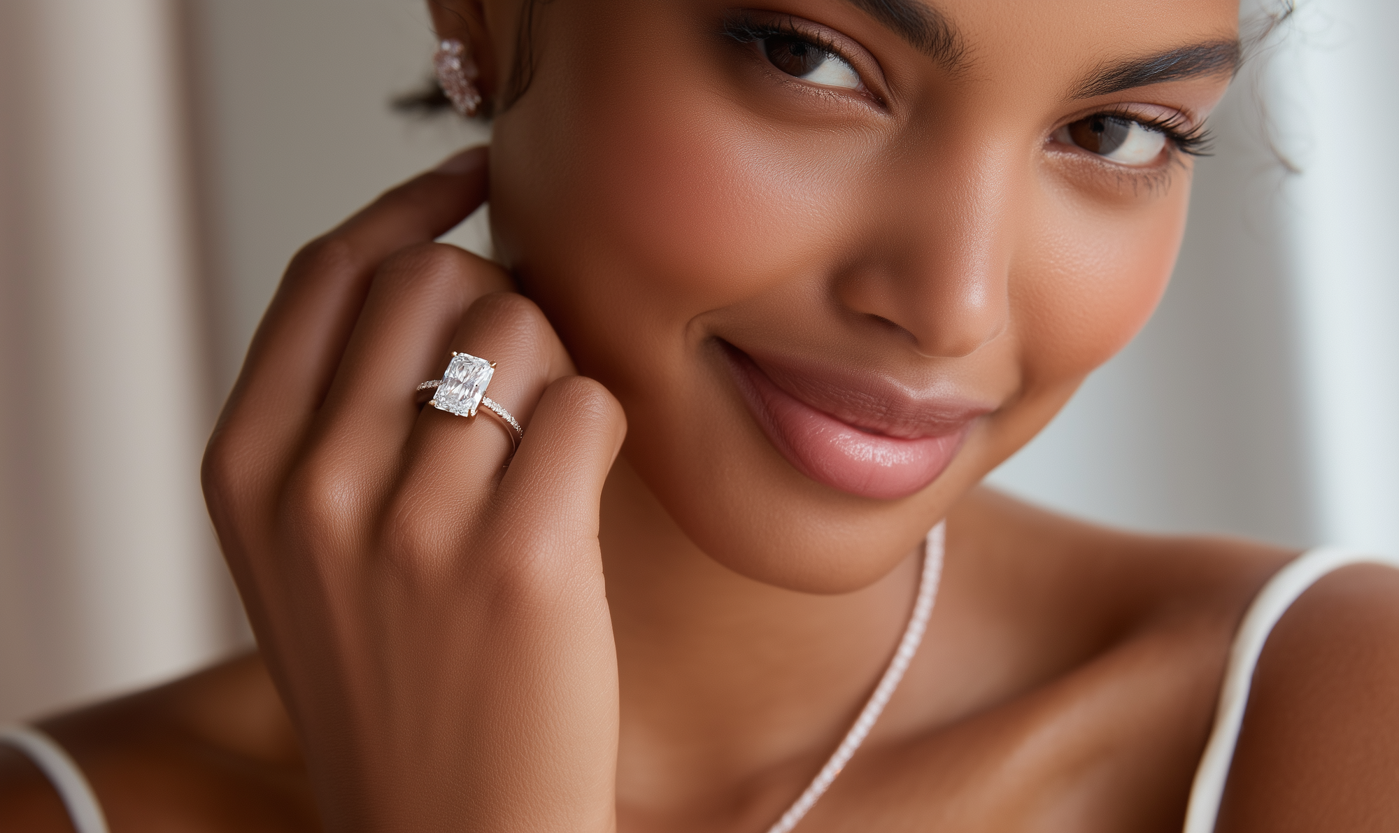 glamorous elegant engagement rings