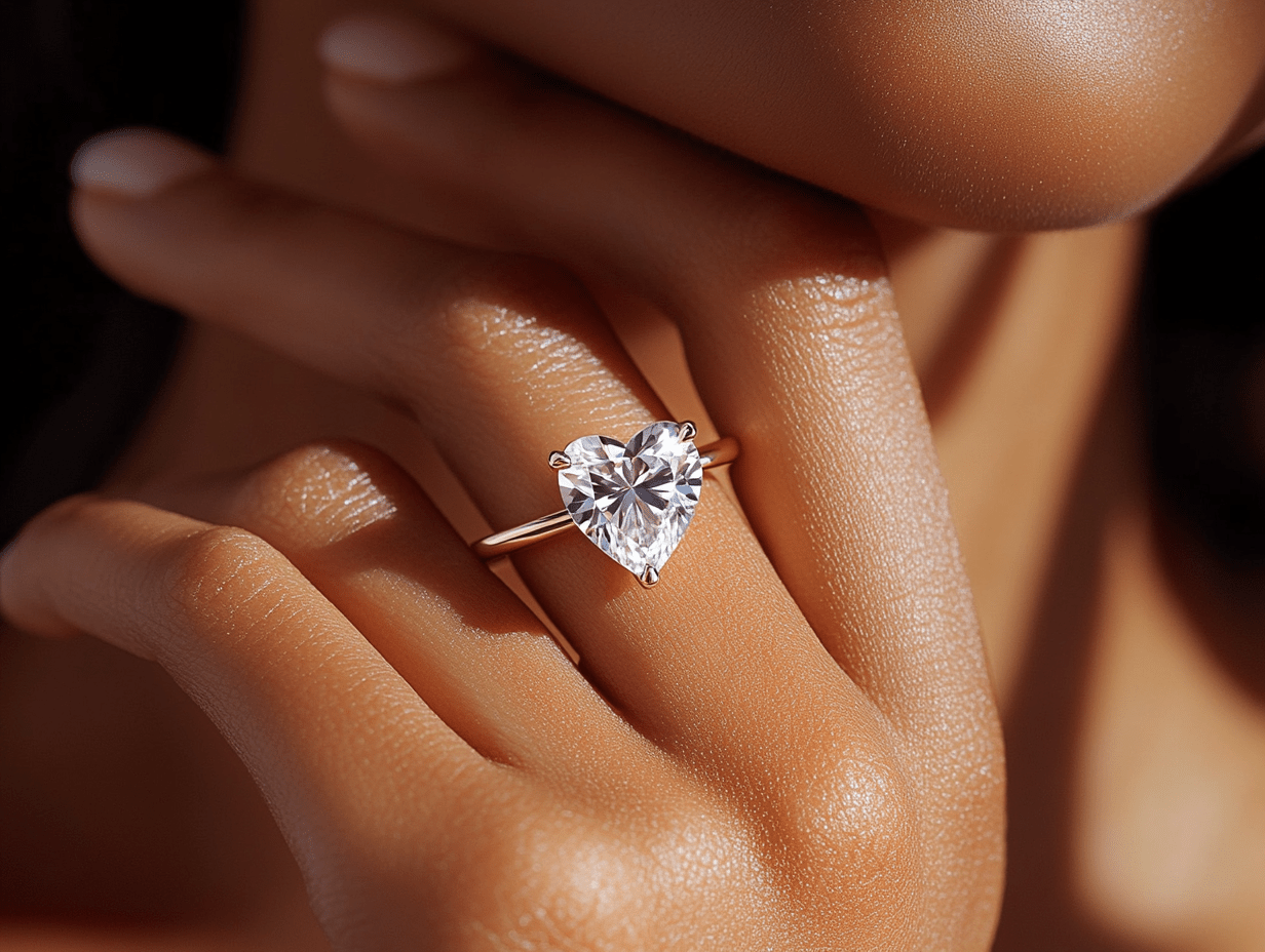 Heart Shape Engagement Rings - Balacia