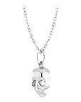Halloween Sterling Silver Skull 16-18" Necklace