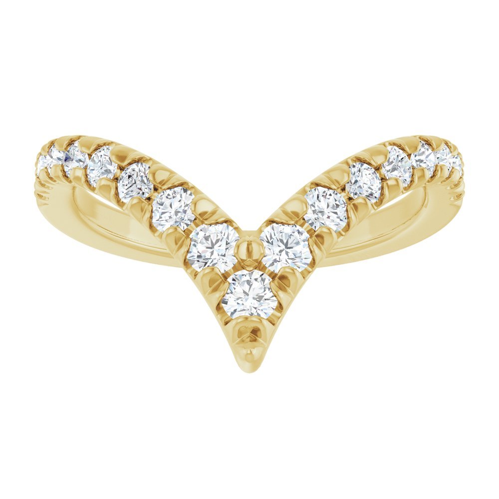 1/2 CTW Natural Diamond Contour Wedding Band - Balacia