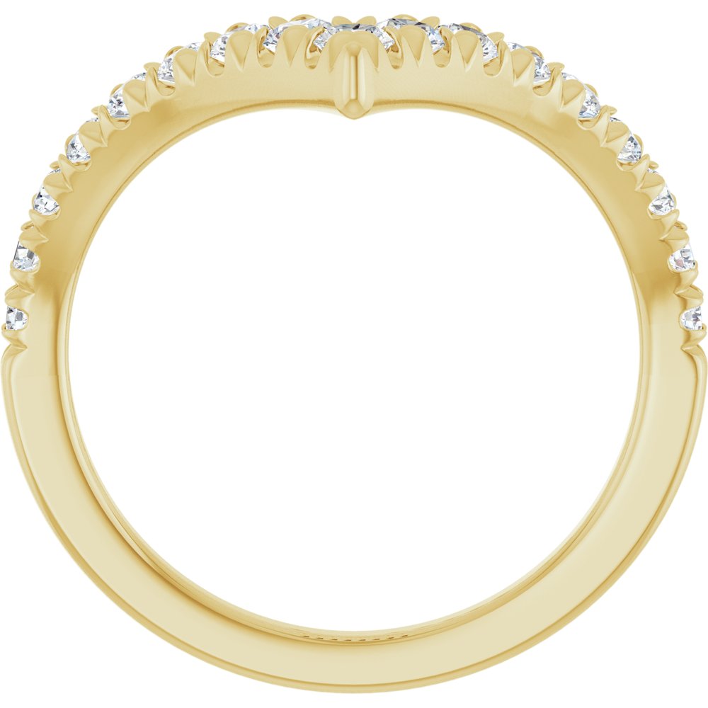 1/2 CTW Natural Diamond Contour Wedding Band - Balacia