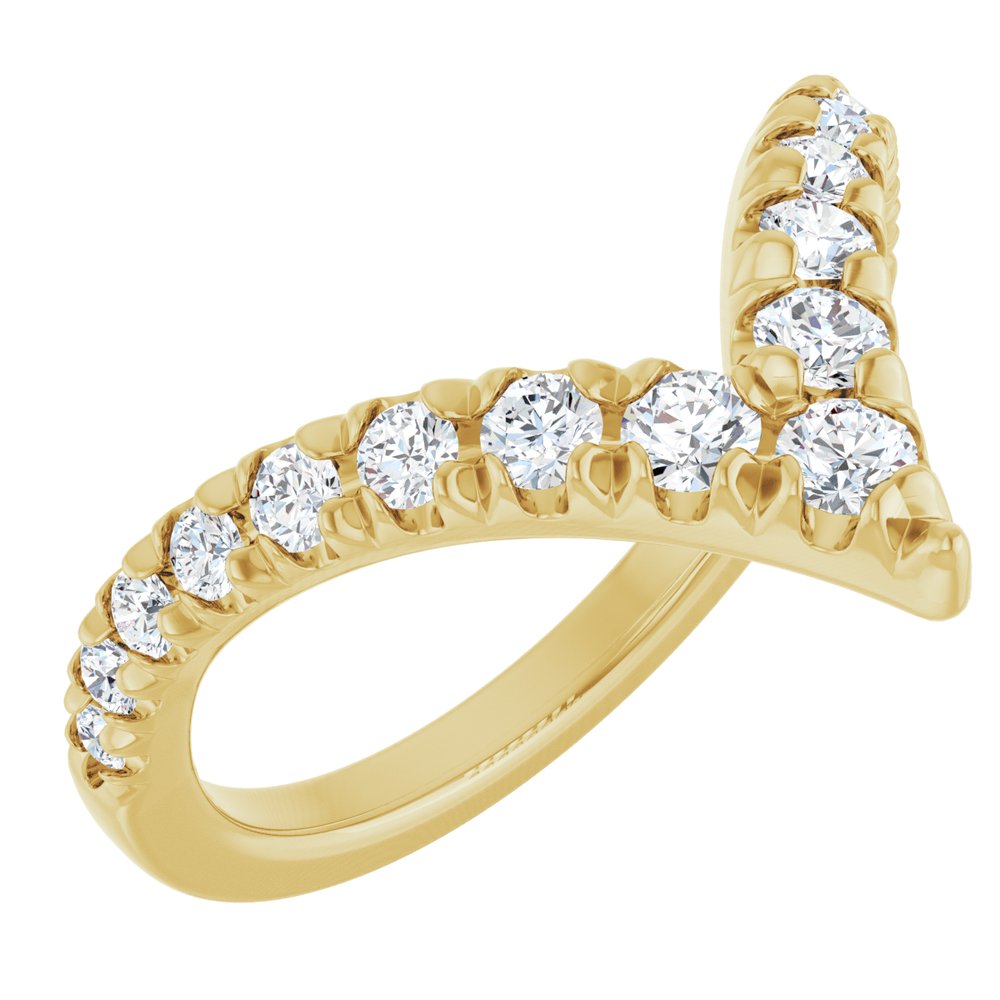 1/2 CTW Natural Diamond Contour Wedding Band - Balacia