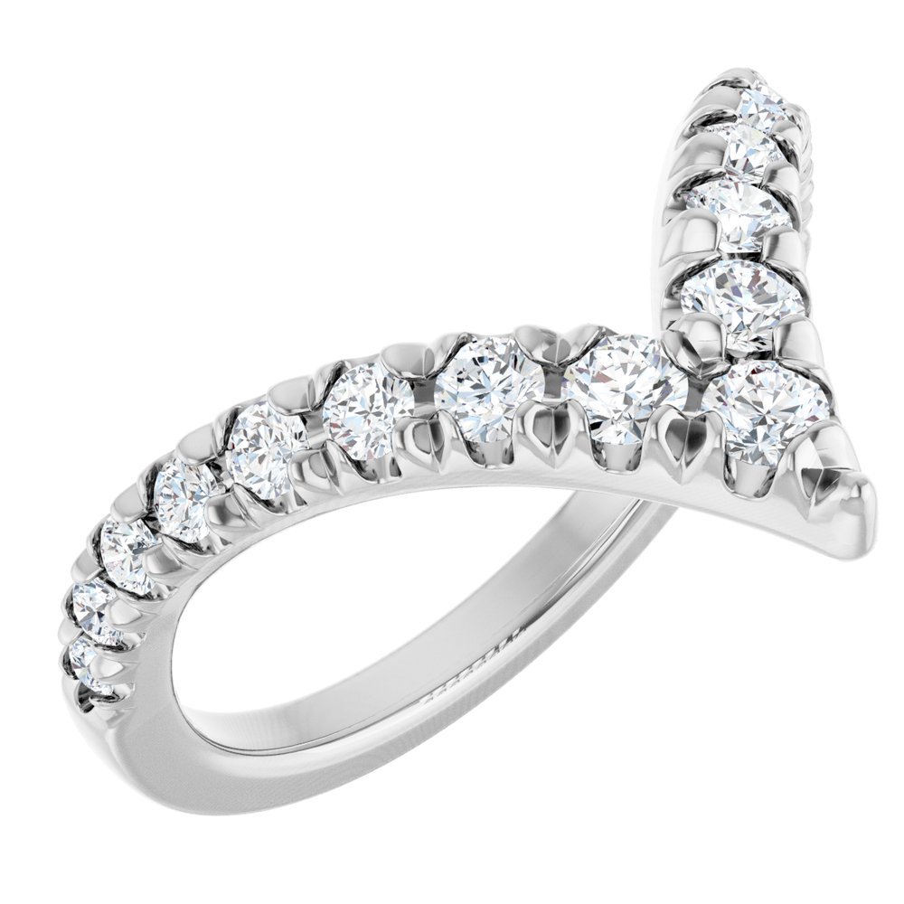 1/2 CTW Natural Diamond Contour Wedding Band - Balacia