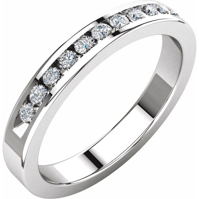 1/4 CTW Diamond Classic Channel - Set Anniversary Band - Balacia