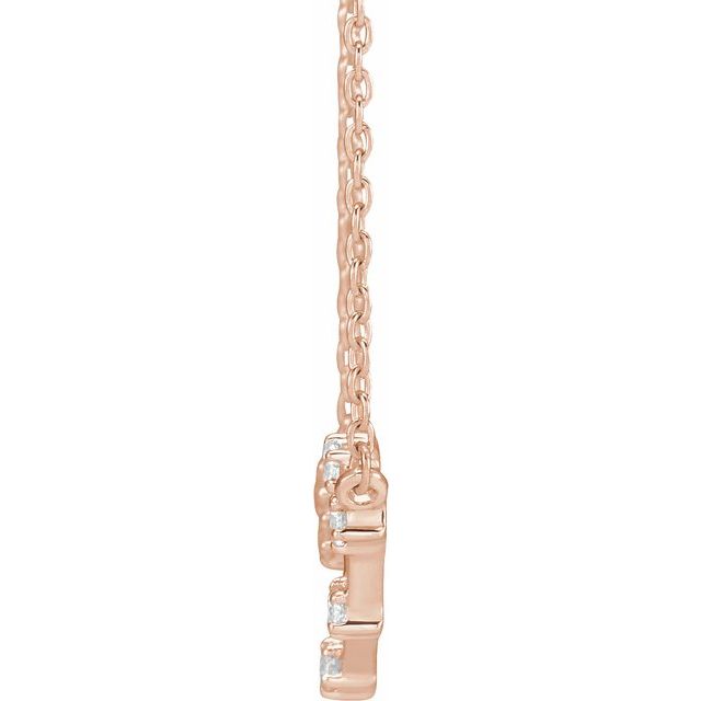 14K 1/8 CTW Diamond Libra 16 - 18" Necklace - Balacia