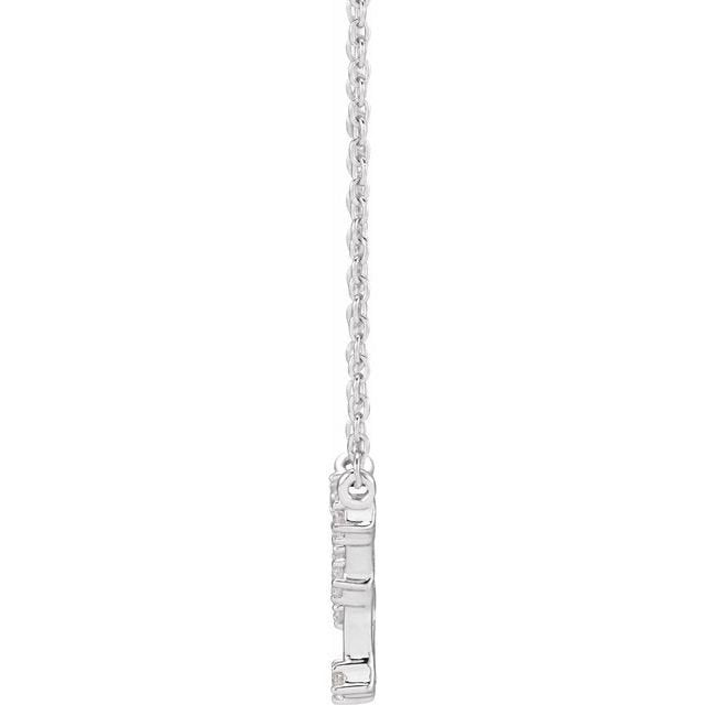 14K 1/8 CTW Diamond Pisces 16 - 18" Necklace - Balacia
