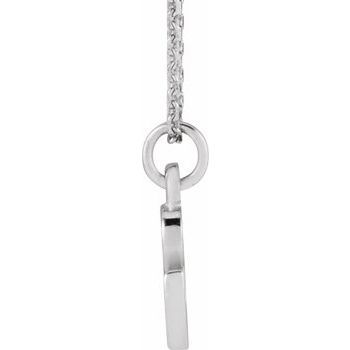 14K Petite Initial C 16" Necklace - Balacia