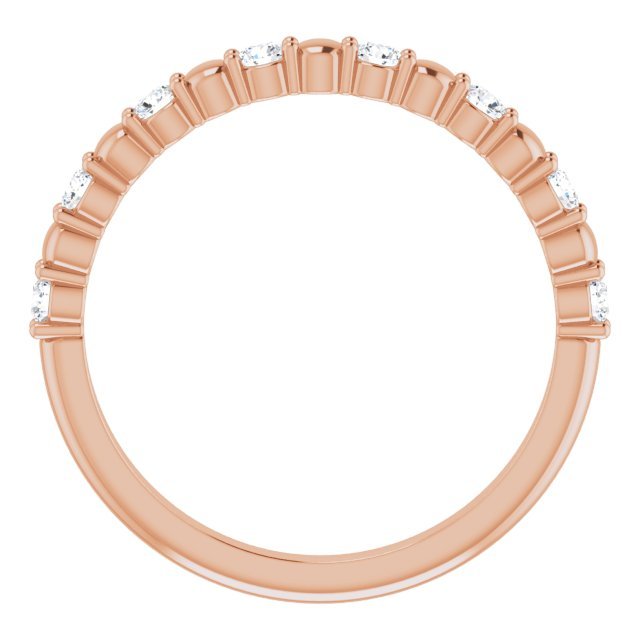14K Rose 1/4 CTW Diamond Anniversary Band - Balacia