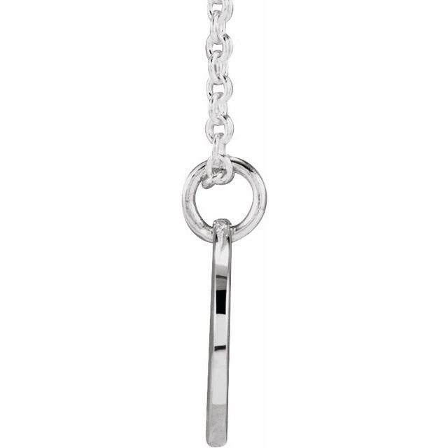 14K Script Initial Q 16 - 18" Necklace - Balacia