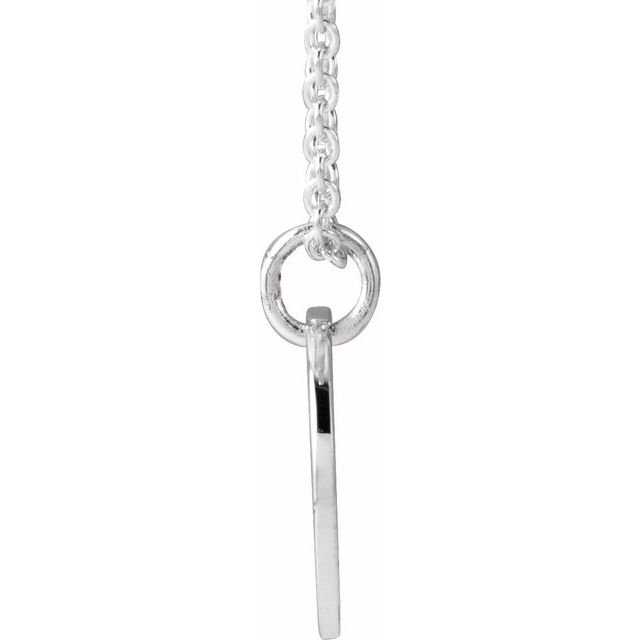 14K Script Initial S 16 - 18" Necklace - Balacia