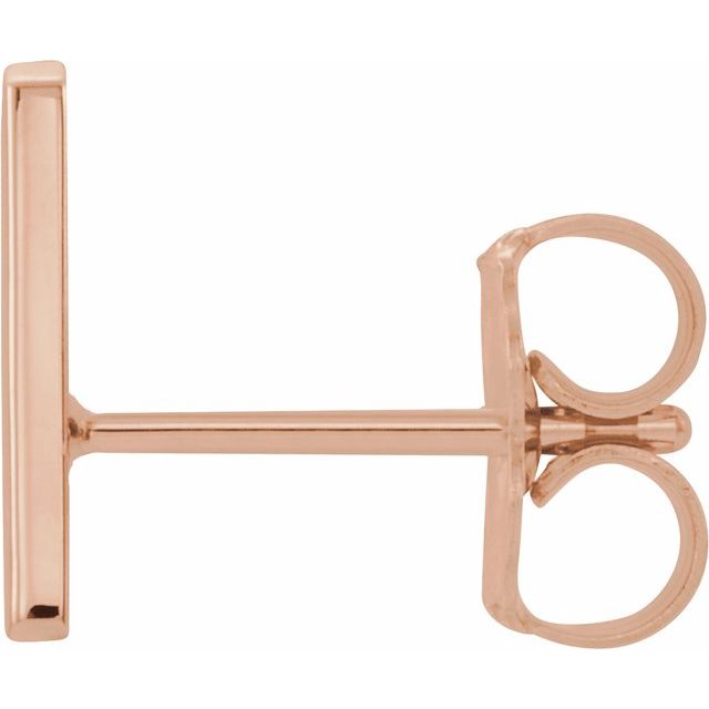 14K Single Initial A Earring - Balacia