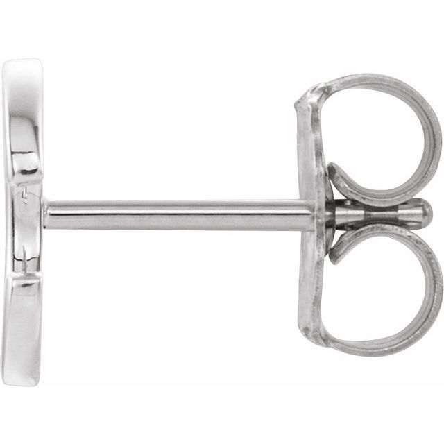 14K Single Initial C Earring - Balacia