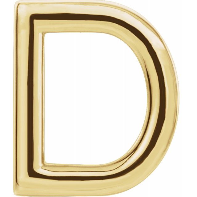14K Single Initial D Earring - Balacia