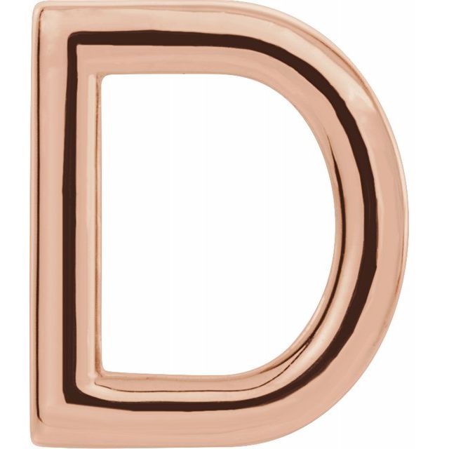 14K Single Initial D Earring - Balacia