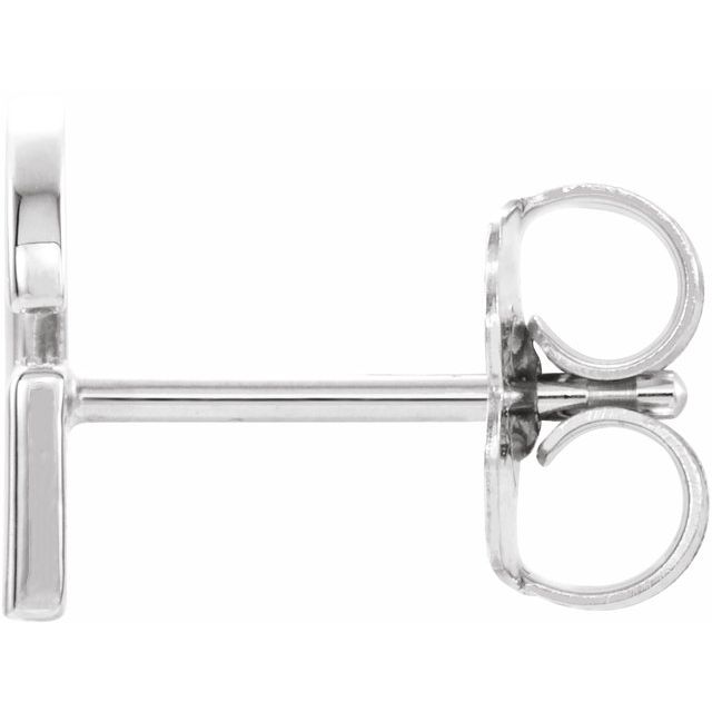 14K Single Initial G Earring - Balacia