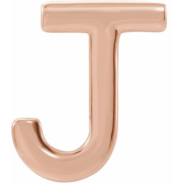 14K Single Initial J Earring - Balacia