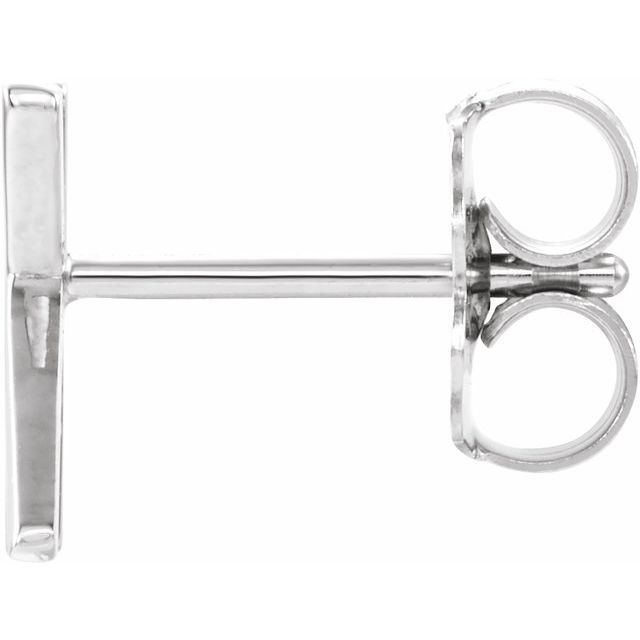 14K Single Initial K Earring - Balacia