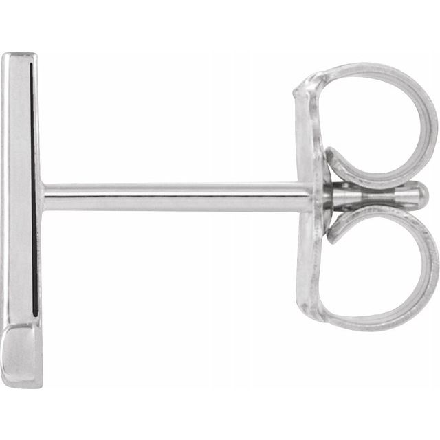 14K Single Initial L Earring - Balacia