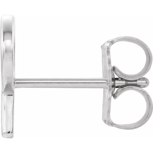 14K Single Initial P Earring - Balacia