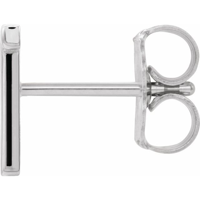 14K Single Initial T Earring - Balacia