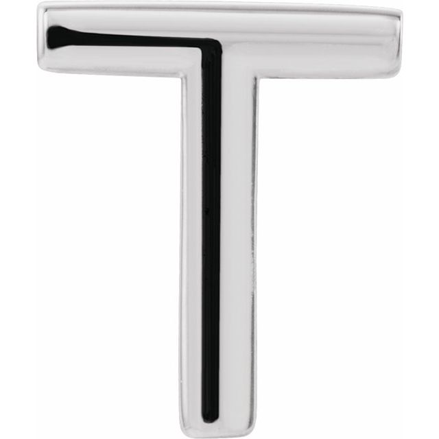 14K Single Initial T Earring - Balacia