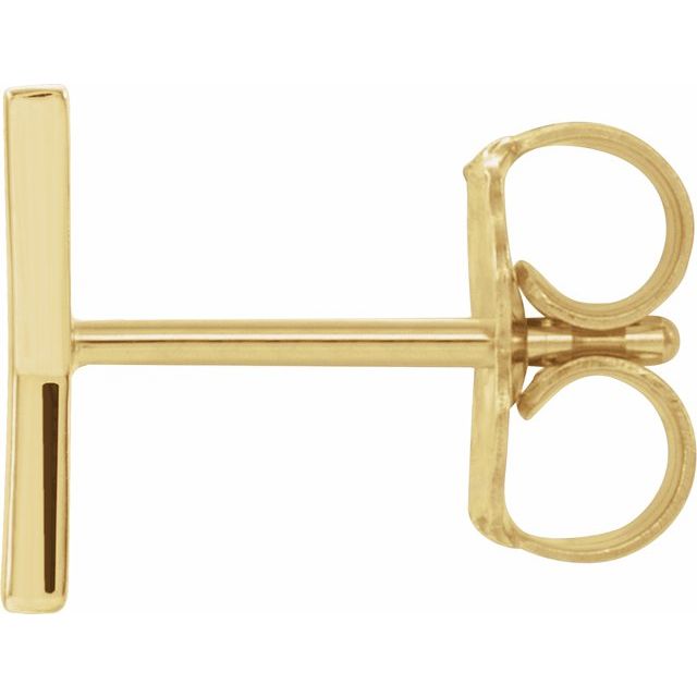 14K Single Initial Y Earring - Balacia