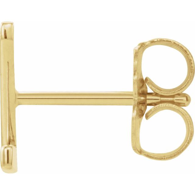 14K Single Initial Z Earring - Balacia
