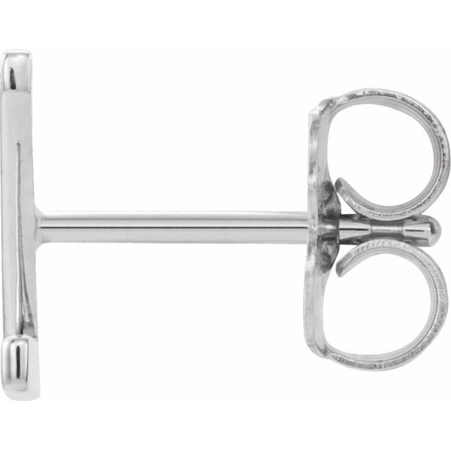 14K Single Initial Z Earring - Balacia