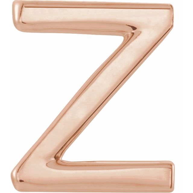 14K Single Initial Z Earring - Balacia