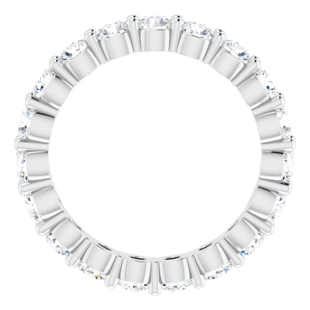 14K White 1 7/8 CTW Diamond Eternity Band - Balacia