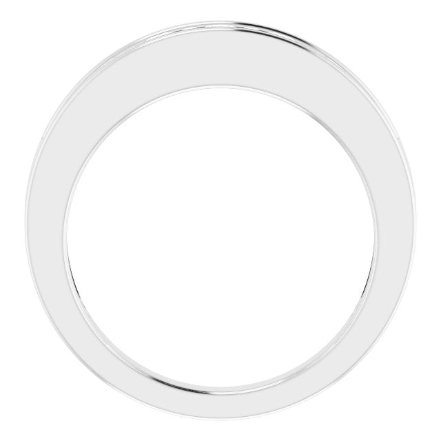 14K White 1/2 CTW Diamond Anniversary Band - Balacia