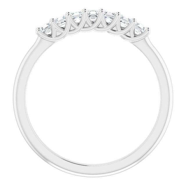 14K White 1/3 CTW Diamond Anniversary Band - Balacia