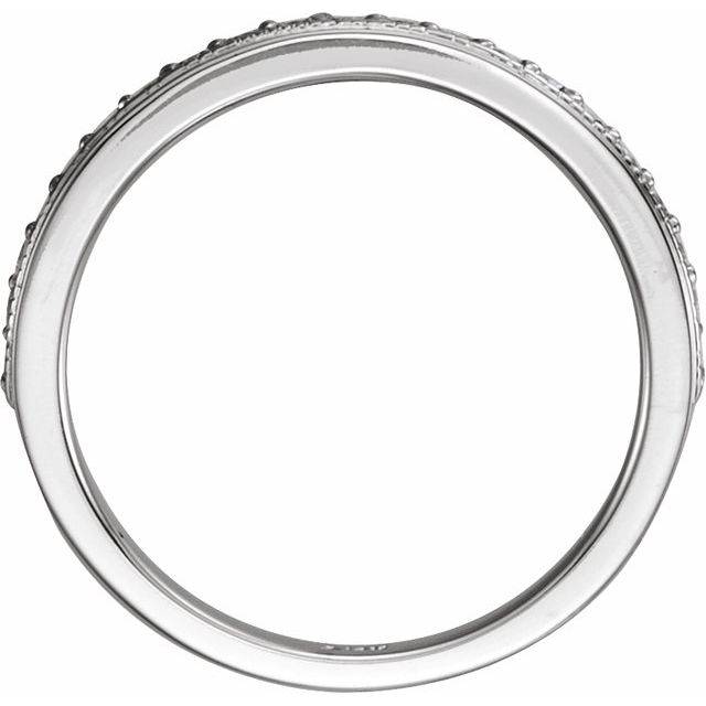14K White 1/3 CTW Diamond Anniversary Band - Balacia