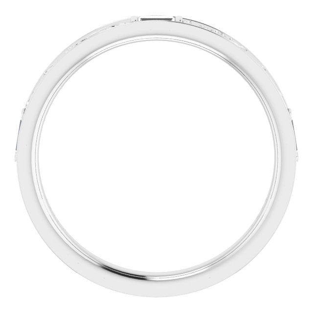 14K White 1/4 CTW Diamond Anniversary Band - Balacia