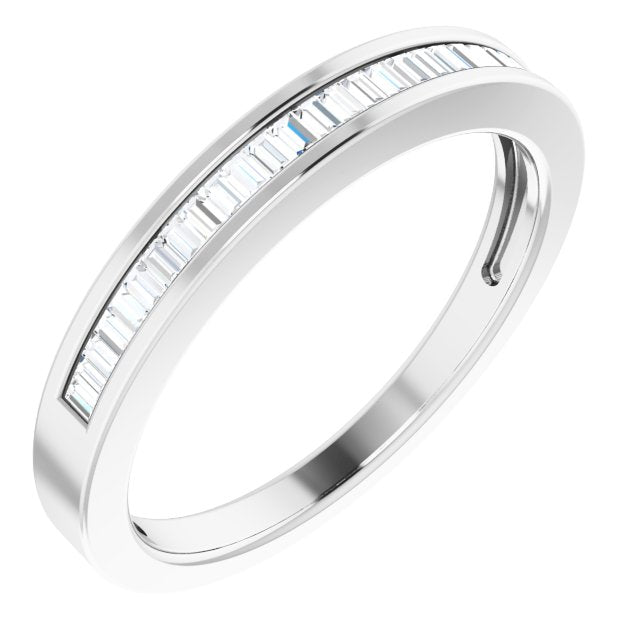 14K White 1/4 CTW Diamond Anniversary Band - Balacia