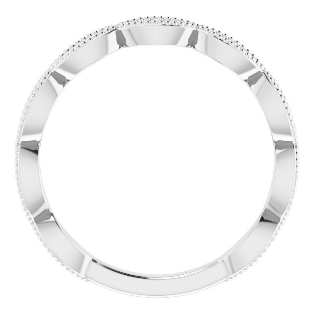 14K White 1/5 CTW Diamond Anniversary Band - Balacia