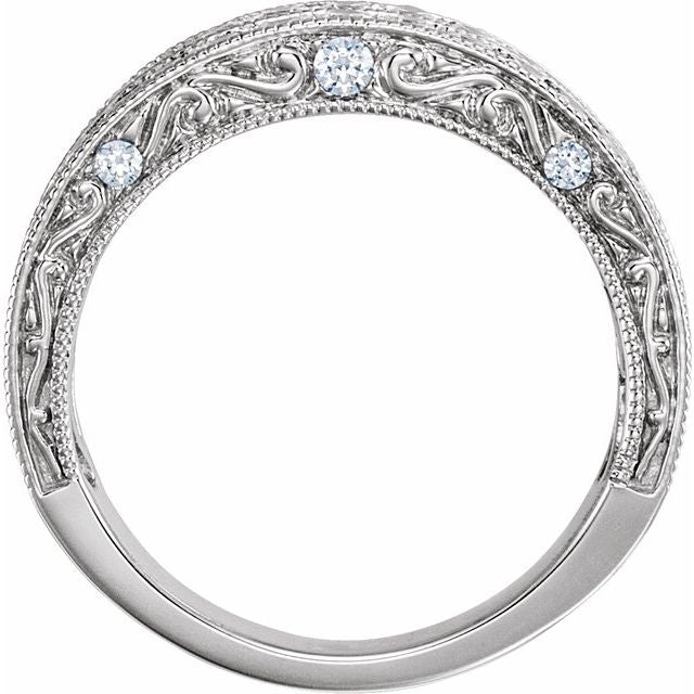 14K White 3/4 CTW Diamond Anniversary - Balacia