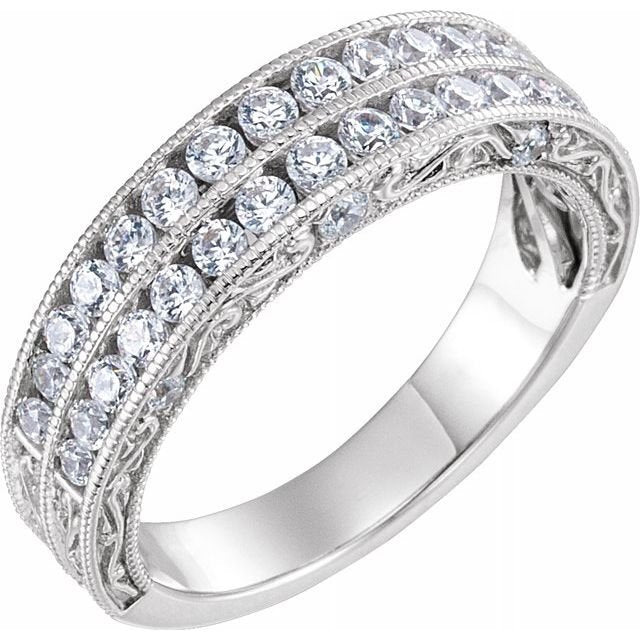 14K White 3/4 CTW Diamond Anniversary - Balacia