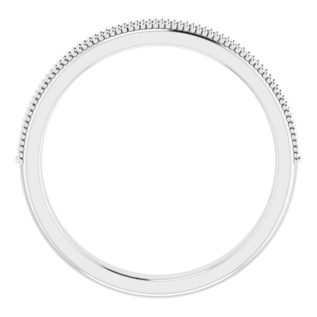 14K White 3/8 CTW Diamond Anniversary Band - Balacia