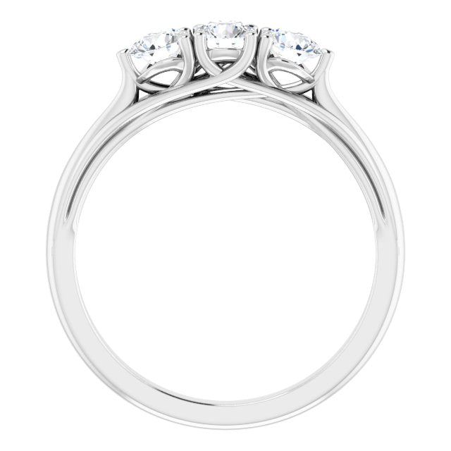 14K White 5/8 CTW Diamond Anniversary Band - Balacia