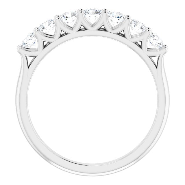 14K White 5/8 CTW Diamond Anniversary Band - Balacia