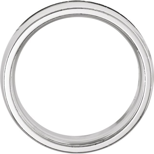 14K White 6 mm 3/8 CTW Diamond Channel - Set Band - Balacia