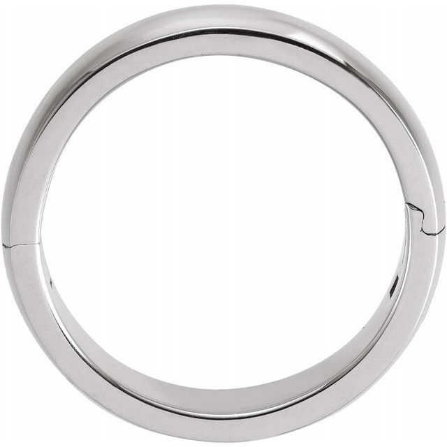 14K White 6 mm Hinged Adjustable Band - Balacia