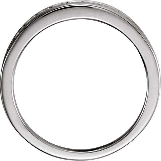 14K White Anniversary Band - Balacia