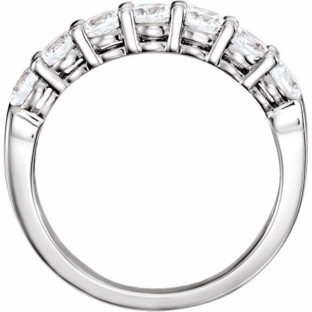 14K White Anniversary Band - Balacia