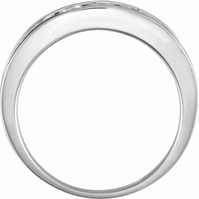 14K White Anniversary Band - Balacia