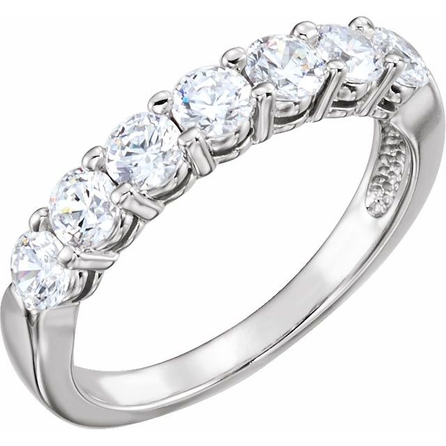 14K White Anniversary Band - Balacia