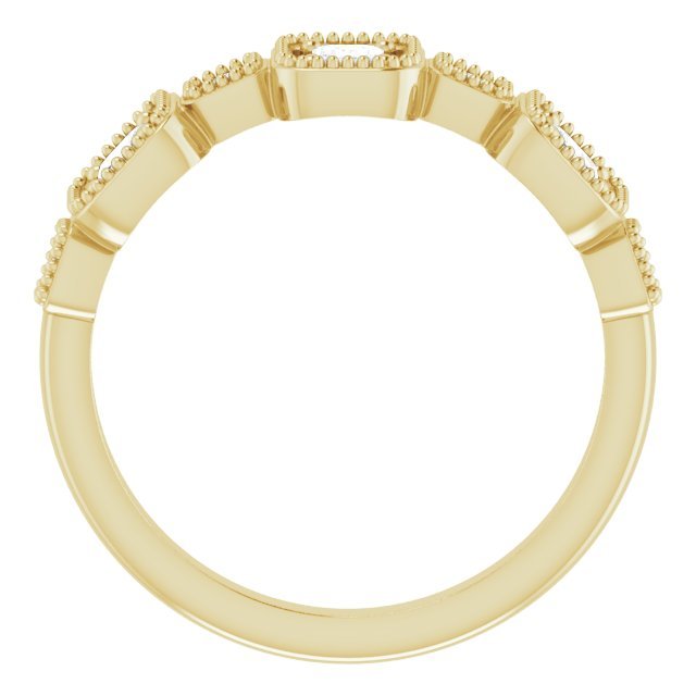 14K Yellow 1/2 CTW Diamond Anniversary Band - Balacia