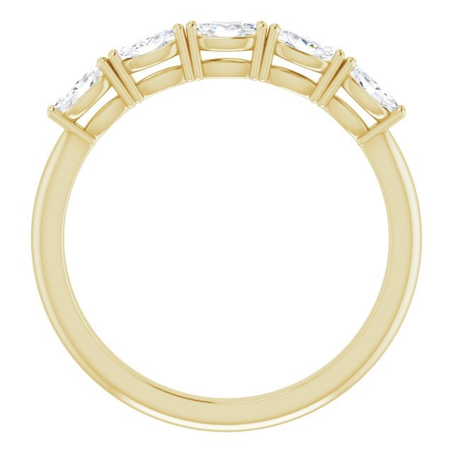 14K Yellow 1/3 CTW Diamond Anniversary Band - Balacia