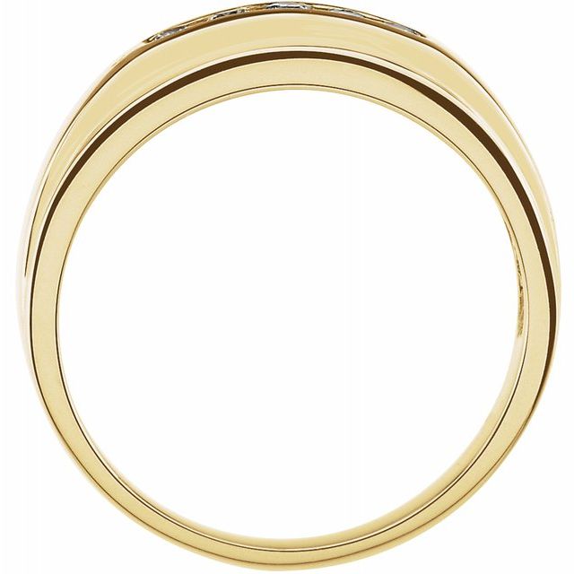 14K Yellow 1/3 CTW Diamond Band - Balacia